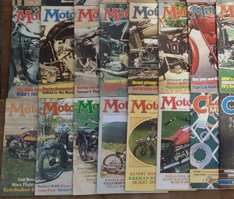 Vintage Classic Motorcycle Magazine 1981-84